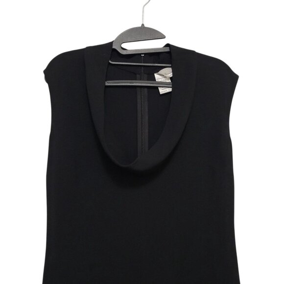 MAXMARA Sleeveless Shift Maxi Dress Sleeveless Deep V Long Shift - Picture 6 of 13